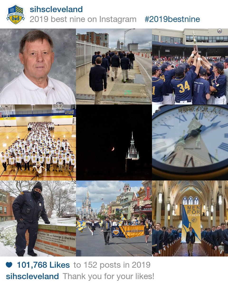 SIHSCleveland's tweet photo. 2019 brought us joys, losses, and plenty of unforgettable moments. We enter 2020 with gratitude for everyone who makes Saint Ignatius High School such a special place. https://t.co/EYeyAp0sxh