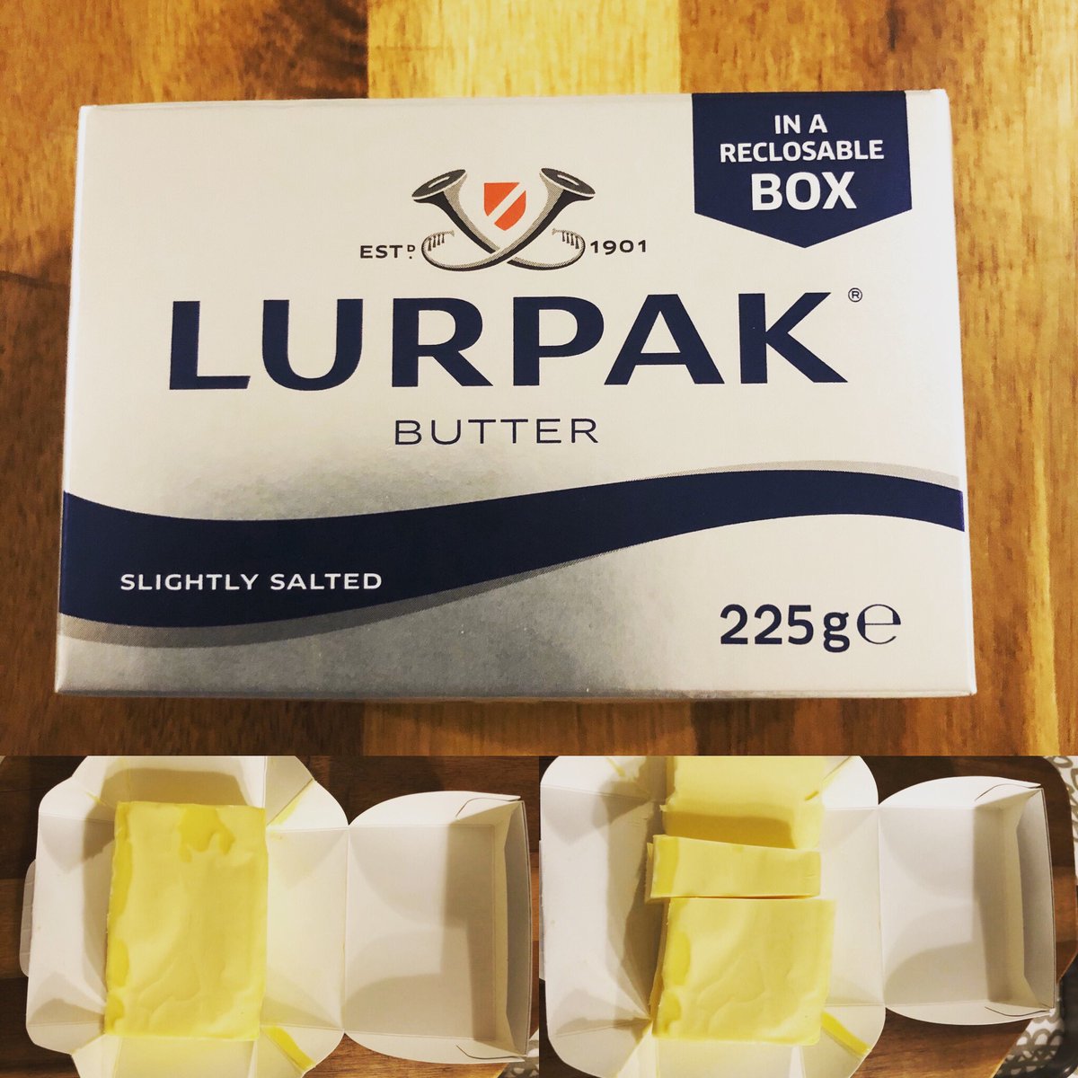 I’m so proud of the new Lurpak package - finally a package for butter that makes sense. Got to love it. Way to go Lurpak team!
#lurpak #arla #arlafoods #package #bestpackage #bestbutter #butter