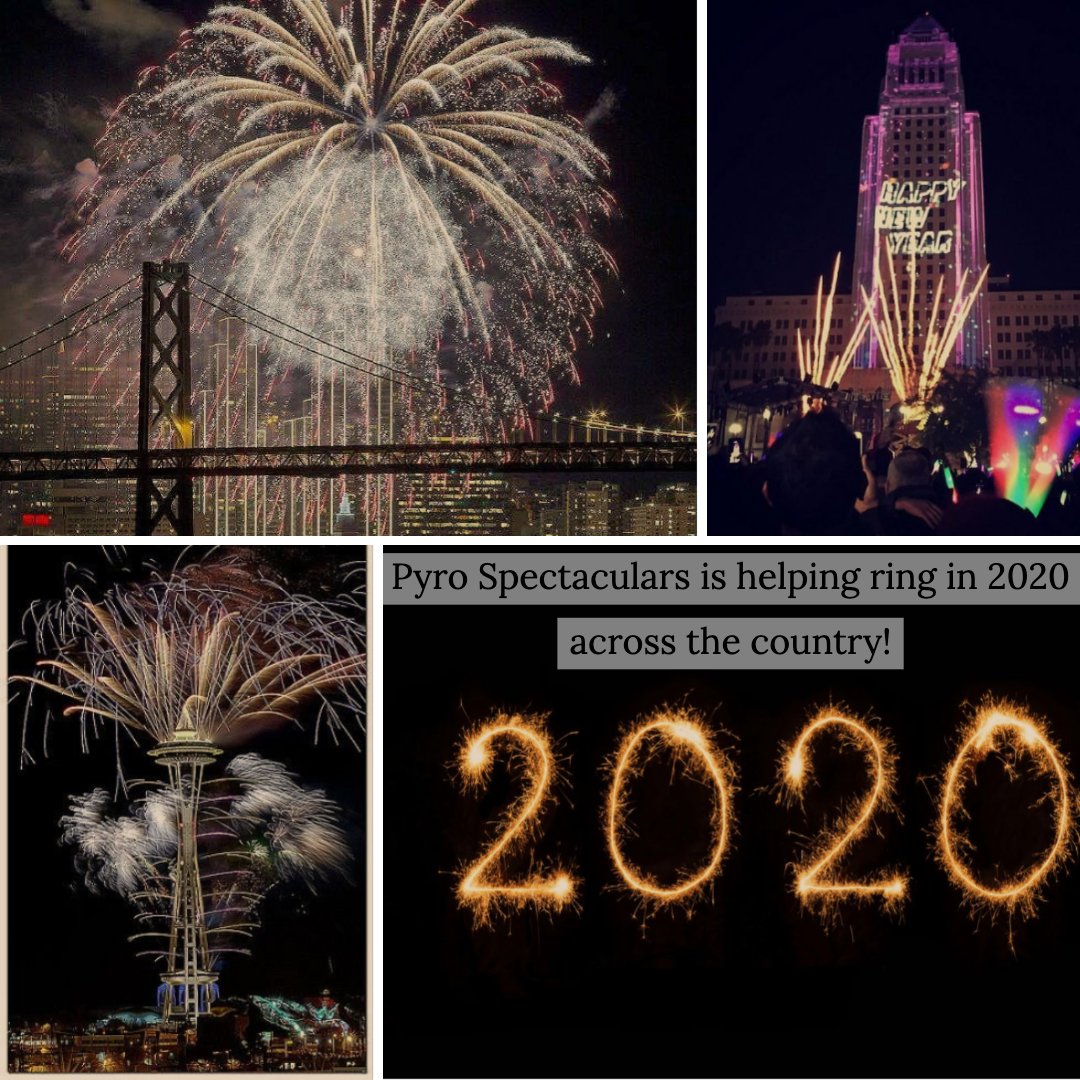 pyrospectacular's tweet photo. Pyro Spec is busy setting up for some of the most spectacular New Year's Eve fireworks shows to help you ring in your 2020. Where will you be watching? #countdown2020 #nye2020 #instayear #fireworks #pyrospec https://t.co/JI0OLdTQ1F