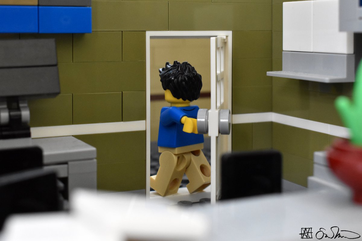 LGS walks out of his office and refuses to look back (as he fears he will become a pillar of salty memories).