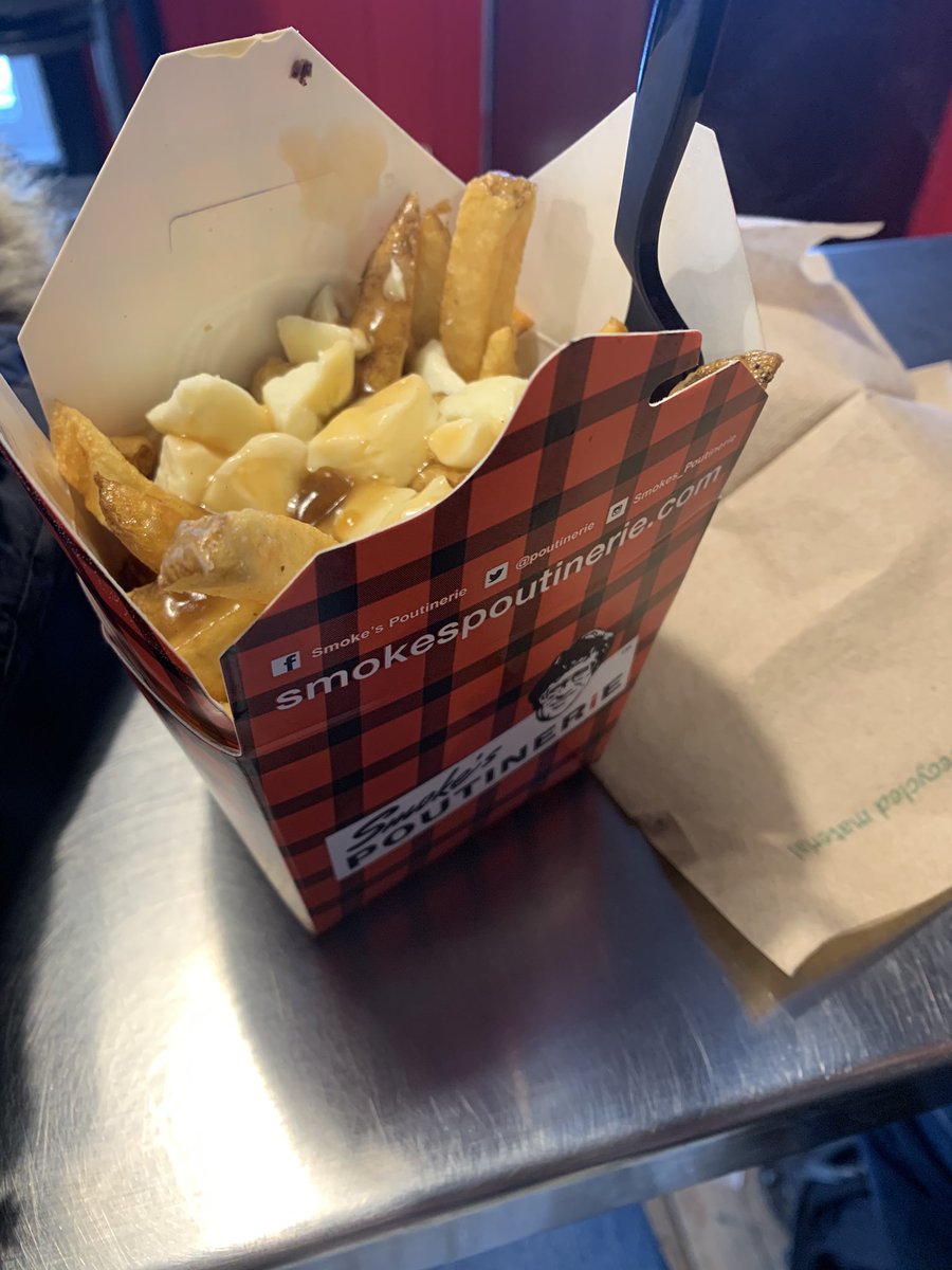 mrssedaccattack's tweet image. I’ll just stay right here. They have poutine and BeaverTails so what else do I need?#smokespoutine #beavertails