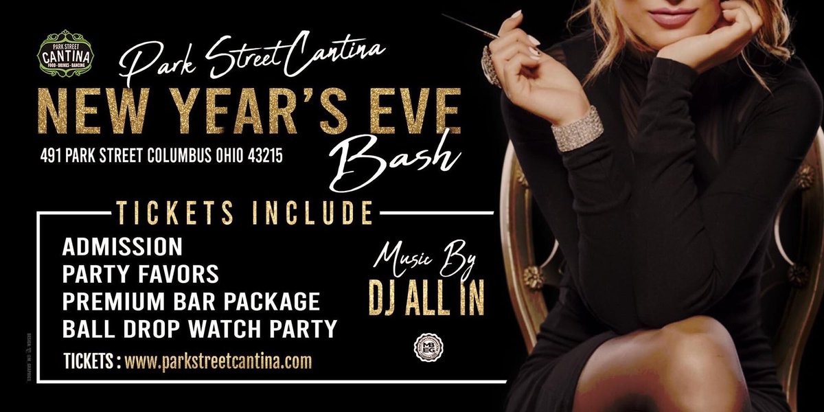 Join us for the biggest NYE night in Columbus. #NewYearsEve  check out our ticket packages.

bit.ly/CantinaNYE2020
