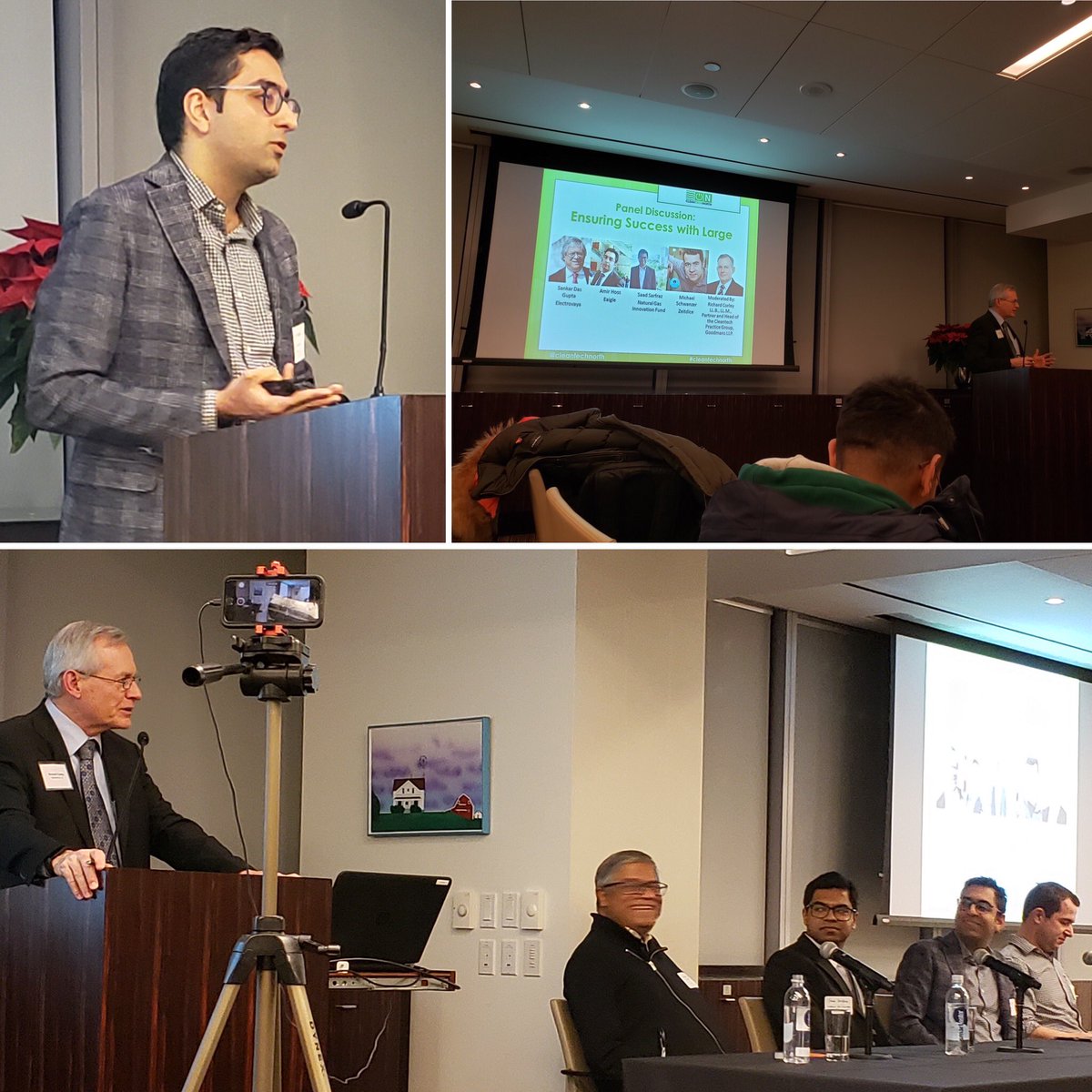 hoss_amir's tweet image. I had the honor to present ⁦@EAIGLE_Tech⁩ at ⁦@ONcleantech⁩ ⁦#DECevent by ⁦@CleanTechNorth⁩ @bwat⁩ &amp;amp; sat down in a panel by Richard Corley of ⁦@GoodmansLLP⁩. Glad that I could share some perspective along with ⁦@mschwanzer⁩ of ⁦@zeitdice⁩