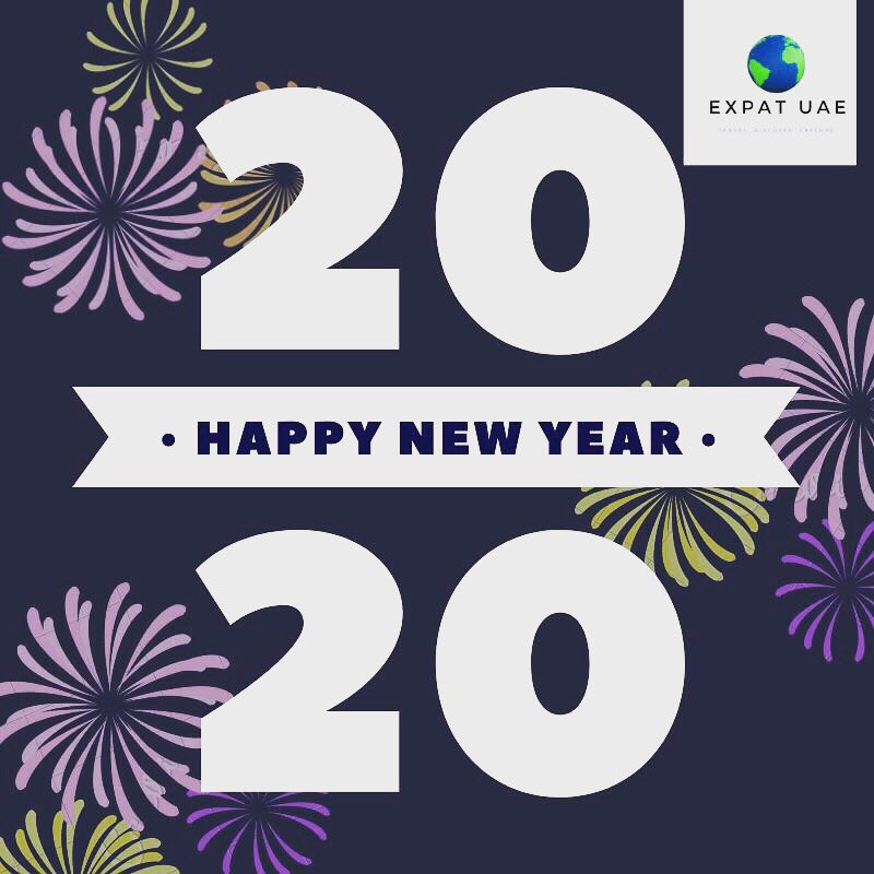 expatuae's tweet photo. Happy New Year! Let’s start the decade with a cheerful and grateful heart, shall we? Cheers to 2020. #NewYear #HappyNewYear #Happy2020 #HappyNewYear2020 https://t.co/d7G7nlFnuJ