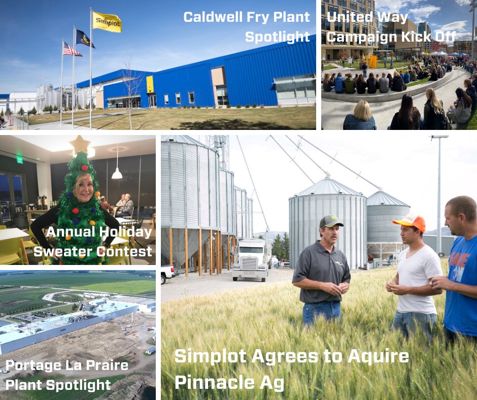 SimplotCompany's tweet image. 2019 was a big year for us on social! We are grateful for this past year, and cannot wait for everything 2020 will bring. #HappyNewYears #FeedingOurWorld #Simplot