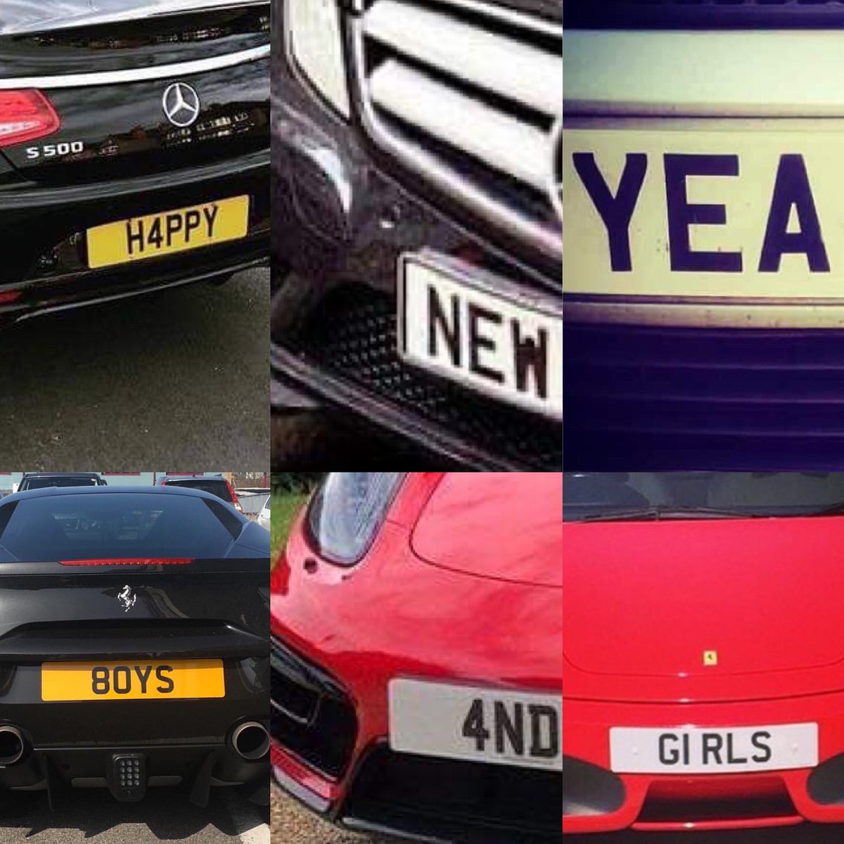 🥳🥂🍾 Happy New Year to all of you!!! 🍾🥂🥳 

#MrRegUK 
#SayItWithAPlate 🏎💨