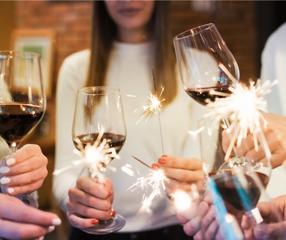 Wishing you a sparkling celebration tonight. Happy New Year from the Firesteed team! #cheers #newyearseve