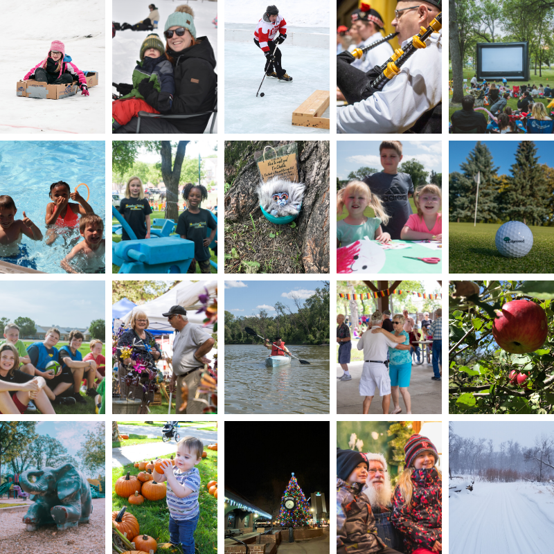 FargoParks's tweet photo. Looking back at 2019 with some of our favorite photos from the year. 🌲☀️🍁❄️

Thank you to everyone who attended our events, took part in our programs, used our parks and facilities, and more. We can’t wait to see all the fun 2020 awaits! 

#FargoParks #ILoveFargo https://t.co/EPqn6kHfv5