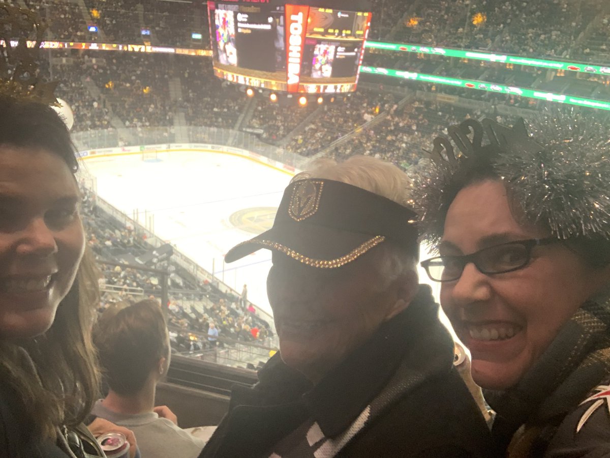 dr_dingle's tweet photo. The Dingles ringing in the new year with the @GoldenKnights! #vegasborn #mostlylocal https://t.co/a1q7J5mzJp