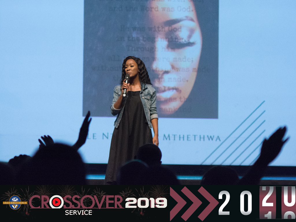 GBC_intl's tweet photo. Hlengiwe Ntombela Mthethwa leads us into a time of worship, as we open our hearts and give ourselves wholly unto Him.

The Lord is good all the time, and His Mercies endure forever.

#CrossoverService19 https://t.co/ePU18L5aOU