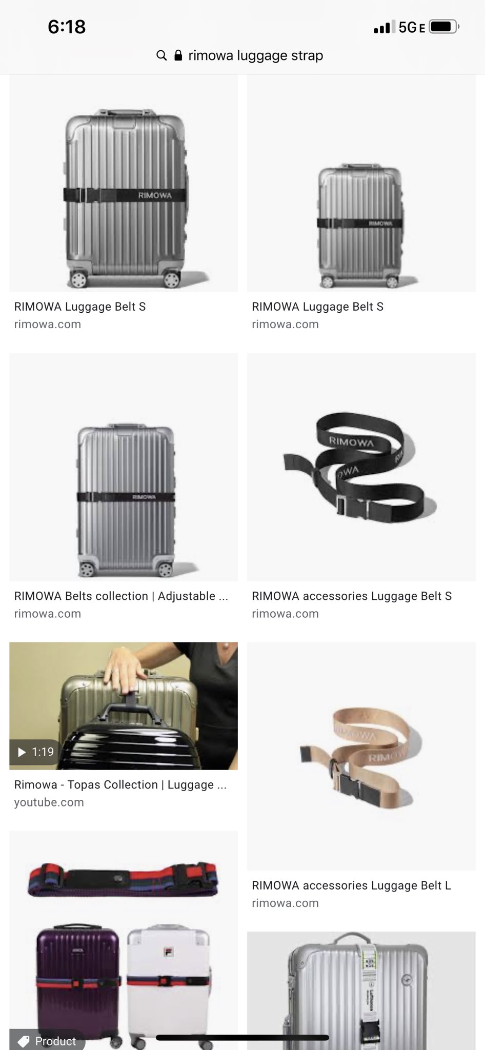 rimowa luggage strap