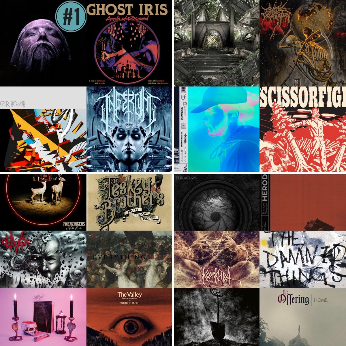 dvbchnn's tweet photo. Here's my Top 20 albums of 2019! 🤘🏻
#AOTY #metal #rock #punk #hardcore #deathmetal #thrash #blackmetal #metalcore #progressivemetal #groovemetal #sludge #doom #deathcore #orgcore #postmetal #postblackmetal #punkrock #alternativemetal
#techmetal #progressivedeathmetal #TopAlbum https://t.co/33JegZF4lY
