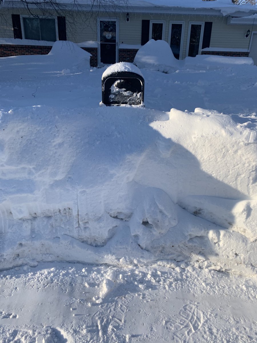 If this is what your mailbox looks like you most likely live in North Dakota