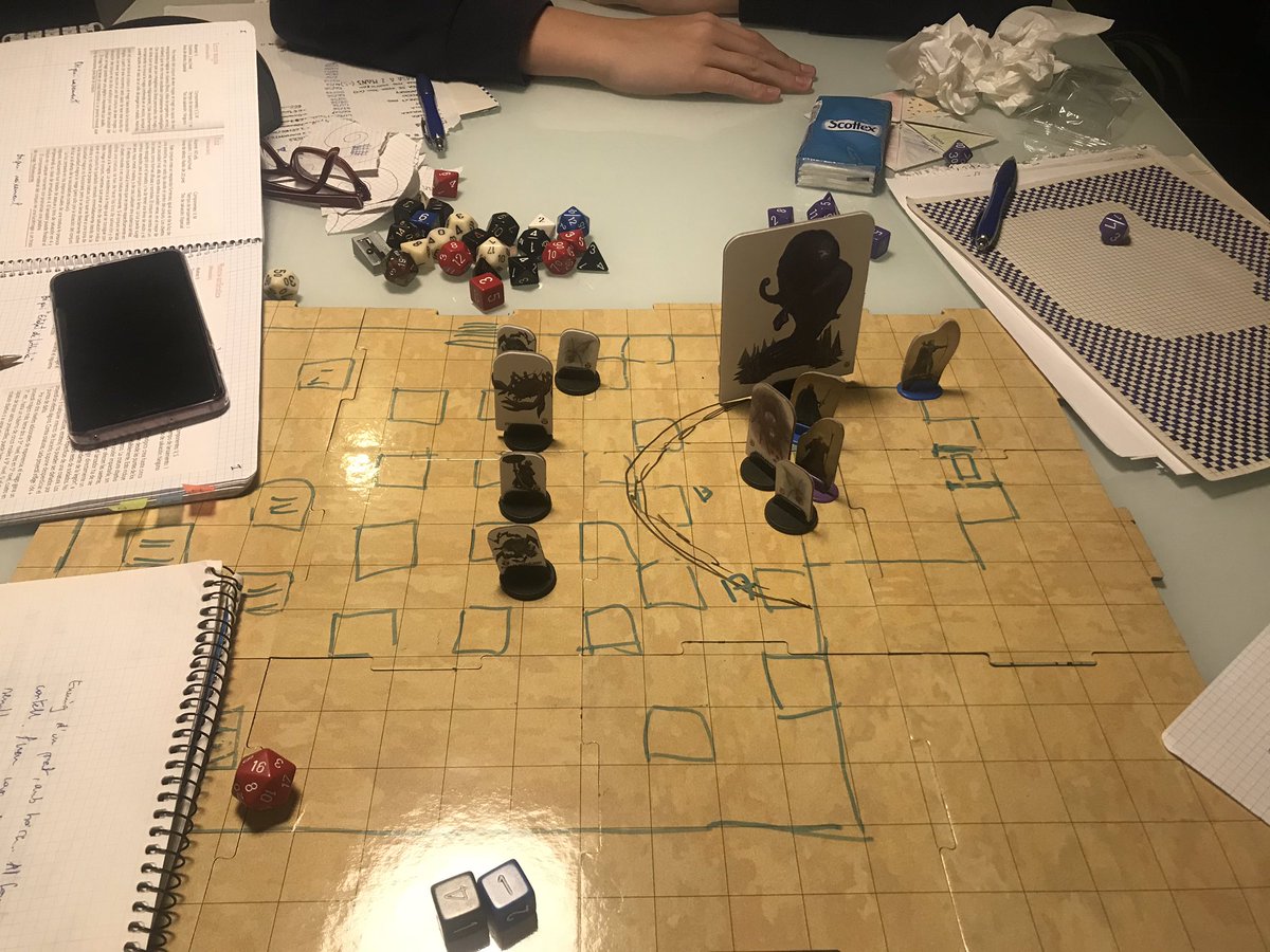 xavigarriga's tweet photo. Acabant l’any amb la tradicional partida de Dungeons & Dragons. Del gran Willie Walsh, a més a més! #Ahitchintime https://t.co/ECnyF1oz4h