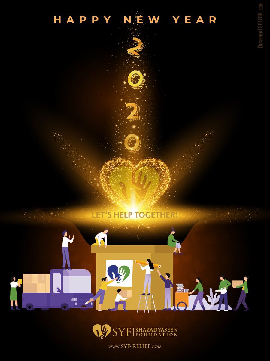 syf_relief's tweet photo. HAPPY NEW YEAR FROM EVERYONE AT SYF 🎉🥳💙💚 

May 2020 give you the opportunity to follow your dreams,love like there is no tomorrow and smile unconditionally #SYF #HappyNewYear #LetsHelpTogether #happynewyear2020 #2020WillBeTheYearFor #NewYearsEve #NewYears https://t.co/19k9CXPa4j