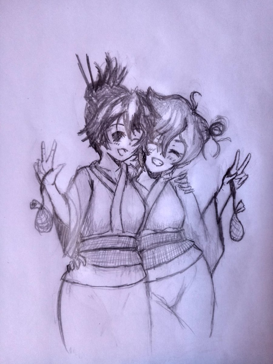Ryncka's tweet photo. FELIZ Y PROSPERO AÑO NUEVO
💕💜🎨🎉🎊🎉🎊🎉🎊🎨💜💕

#Ryncka #OC #originalcharacters #NewYear2020 #masukumichiru #cyll #kimono #2020 https://t.co/6UpfLRG3Wh