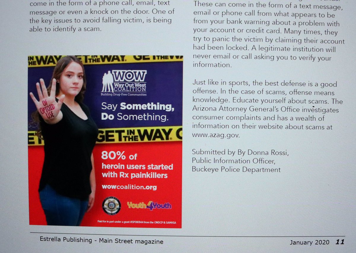 wowcoalition's tweet photo. Check out January's Main Street Magazine release "Testing Hot"!
Visit the link below to see the full article on our blog:
https://t.co/jdQoFCEoom
#wowcoalition #getintheway #RxAbuse #TestingHot #mainstreetmagazine https://t.co/oWkk8Jzl3E
