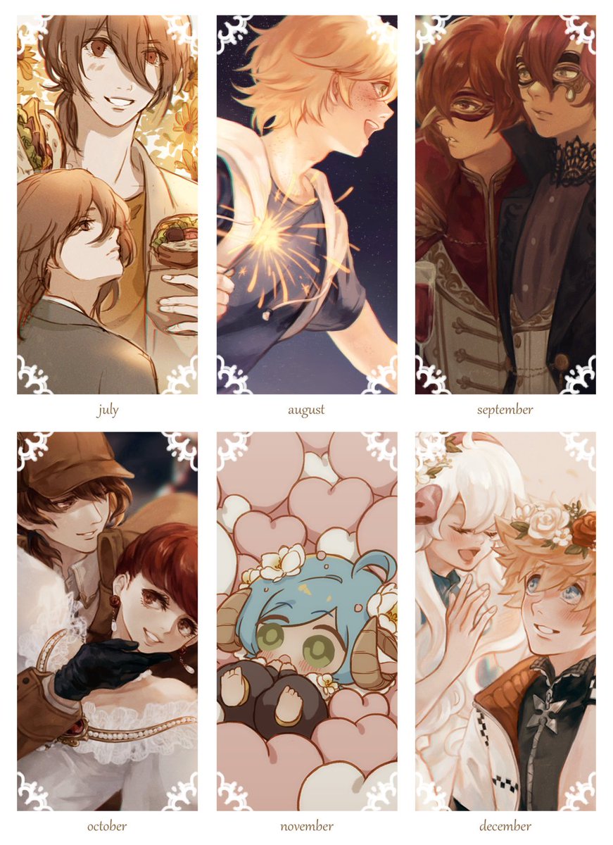 my art summary 2019 ?✨ i only have harsh words for myself, but the supports i received are a gentle reminder that every little bit of works i put in is not at all in vain ;u; cheers for more improvement in the coming year ?? 