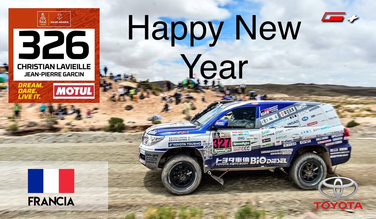LavieilleChris's tweet photo. Happy New Year 2020 @dakarrally @dakarrally.tv @gazooracing @tlc_tab @bfgoodricheurope @christianlavieilledakar @tlc_tab @bfgoodricheurope @bfgoodrichtires @christianlavieilledakar @trekbikes_france #teamupwithbfg #bfgkm3 #km3 #bfg #landcruiser #teamupwithbfg #bfgkm3 #km3 #bfg https://t.co/vDeD8qstNG