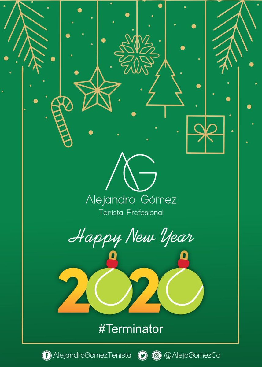 🥳🍾🎆Terminamos un grandioso 2019 y deseamos muchos éxitos para el 2020. Gracias a todos por su apoyo 🇨🇴🎾

Gracias <a href="/LigaValleTenis/">LigaValleDeTenis</a>
<a href="/Indervalle/">Indervalle</a>
#Terminator #Latco #Solinco #Head