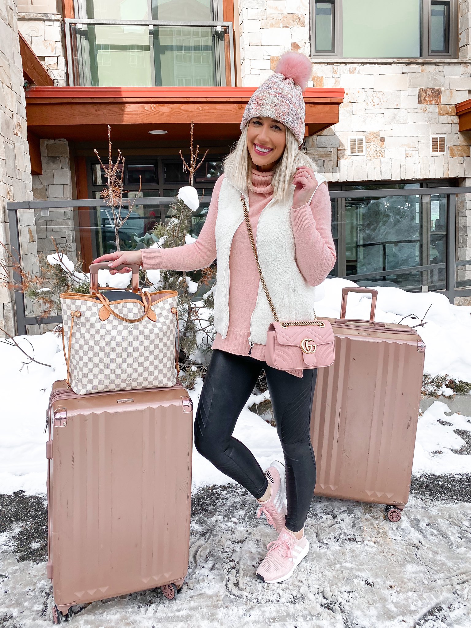Laura Beverlin on X: All packed up!! ✈️ I can't wait to get home &  snuggle my pups! Lots of questions about my sweater—it's soo soft & my  fav color ever! Everything