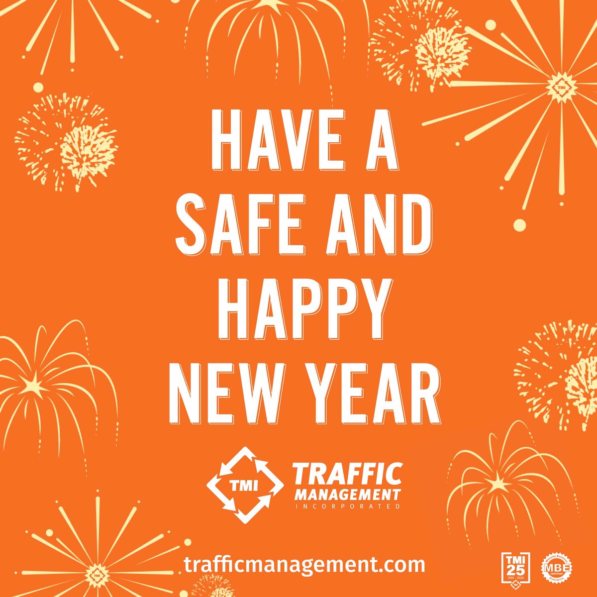 TrafficMgmtInc's tweet photo. @TMI_Safety Be Safe while Celebrating!
#SafeNewYear #SeriousAboutSafety #CelebrateSafely #DesignateADriver #CelebrateResponsibly https://t.co/g6fMaoLzWv