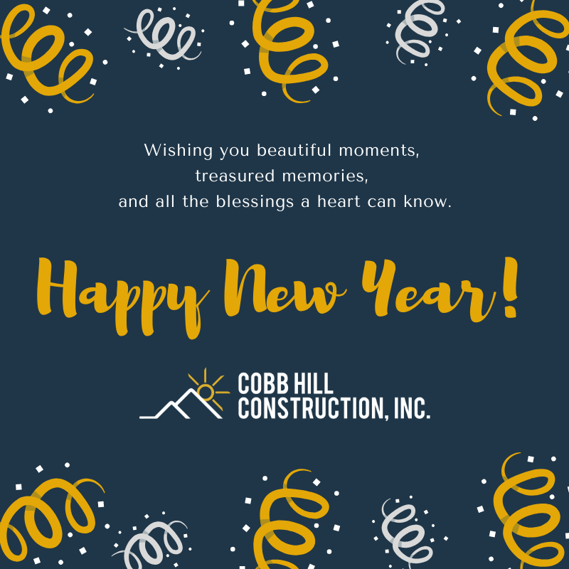 Wishing everyone a Safe and Happy New Years! 🥂

In celebration of the New Year our offices will be Closed on Wednesday 1/1/20. 

#HappyNewYear #2020 #Cheers #Celebrate #ThankYou Cobb Hill Construction