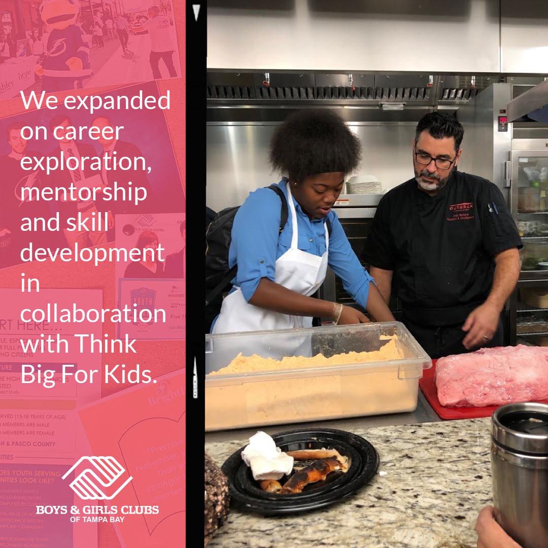 🌟 2019 Highlight 🌟
 In early 2019 @thinkbigforkidstampa helped @bgctampa to expand on career exploration, career mentorship and internship placement. Teens worked with @outback @dprconstruction @tghcares <a href="/wedupbs/">WEDU PBS</a> @casperscompany &amp; more! 

Our teens are headed for #GreatFutures