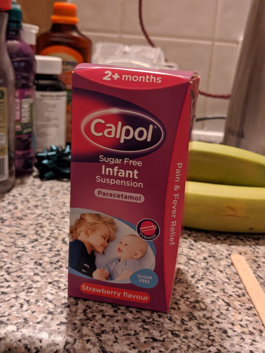 Dash to Sainsbury's before they closed at 9pm on #Hogmanay. Not so long ago I'd have been grabbing MORE DRINK. Now I'm picking up MORE CALPOL. As the cashier said to me: you could have a lot of fun with Calpol 🙈
