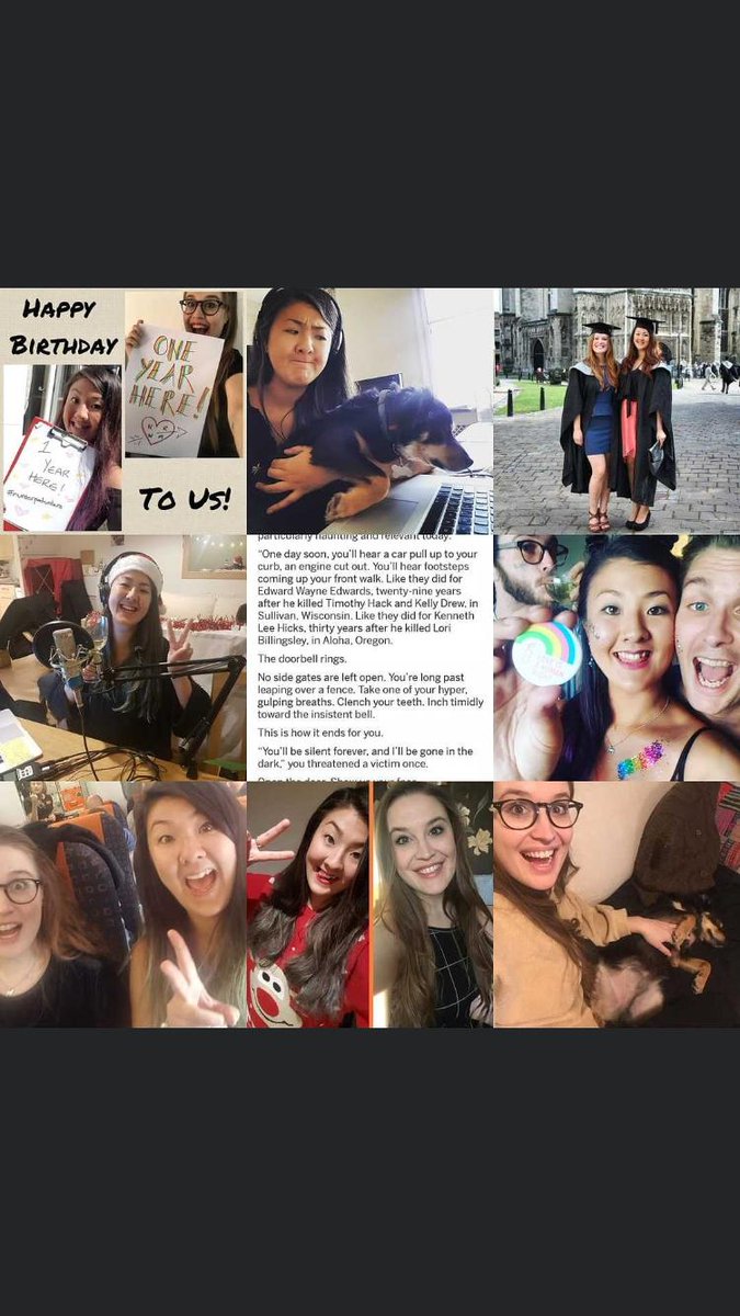 NRWMpodcast's tweet photo. Hell of a year.

Thanks paturders, we could not loves ya more.

#nrwm #exceptherder #andalsogirder #murderpaturders #brackies #shepods #truecrime #truecrimepodcast #ladypodsquad #podernfamily #underdogpods #podcast #britpods #murder #travel #crime #girlpower #pwlt #spreaker https://t.co/Hr2lMZQbtJ