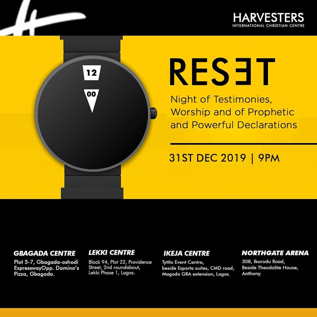 theakinakinboye's tweet photo. Do you know some people actually set goals in 2019 and achieved it?
Who told you your goals cannot be achieved?
#RESET your heart and raise your expectations
@HarvestersNG #Reset2019
#2020NewYear https://t.co/GzdtmWHMOO