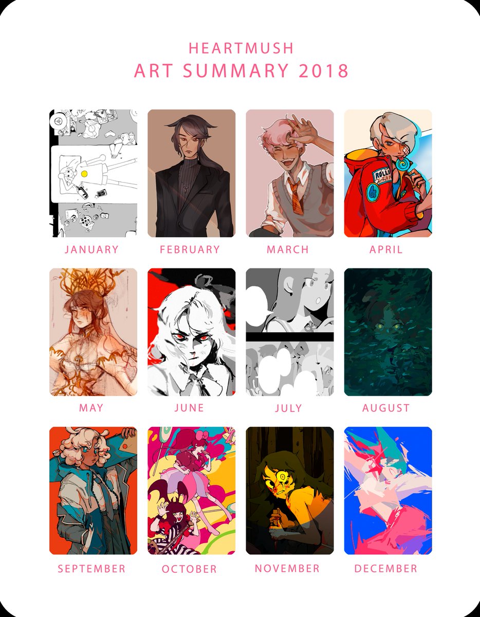 ✨ previous years. . .
i started drawing digitally around 2013/2014, so it's been six years of a wild ride in art! thanks for sticking with me during this time! 