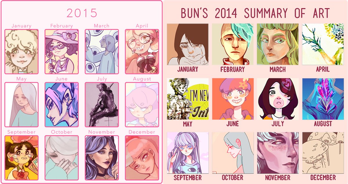 ✨ previous years. . .
i started drawing digitally around 2013/2014, so it's been six years of a wild ride in art! thanks for sticking with me during this time! 