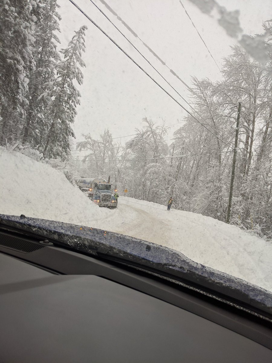 Going up first corner of Canyon Rd 
One way traffic.