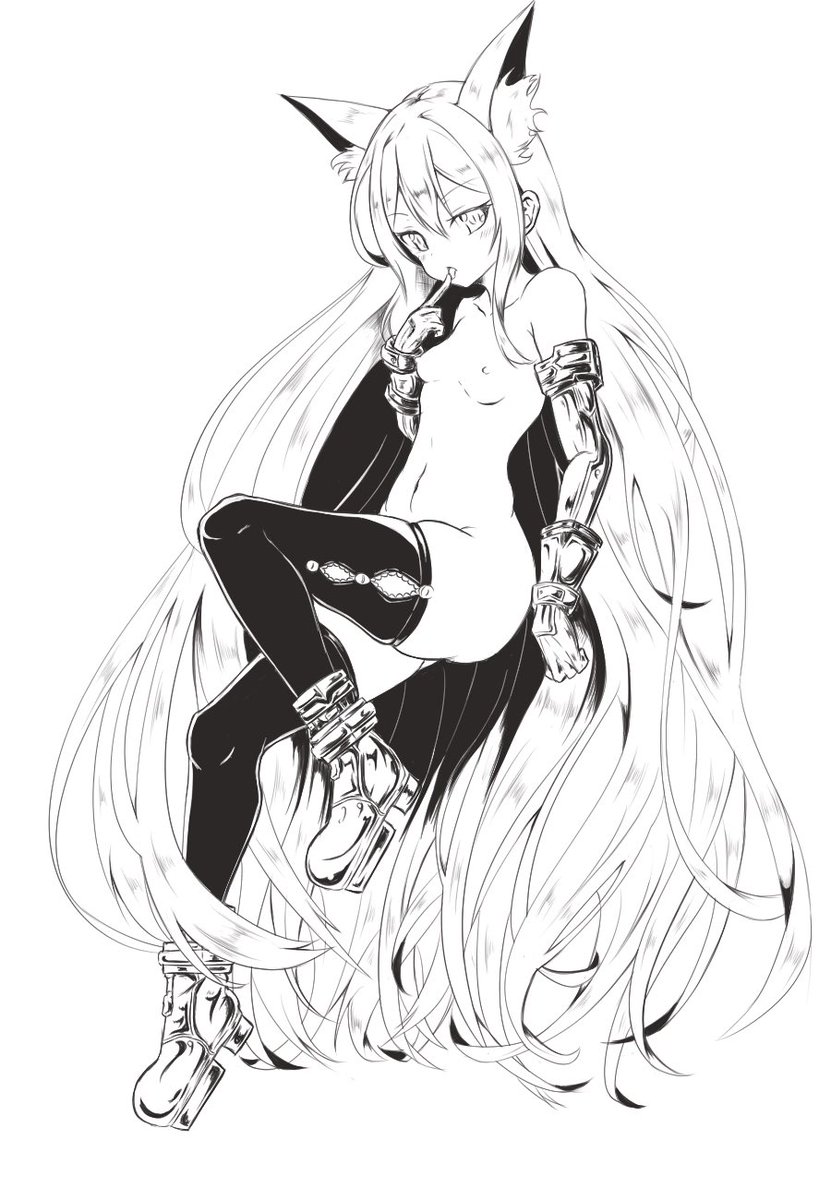 軽く色塗ったよその子 