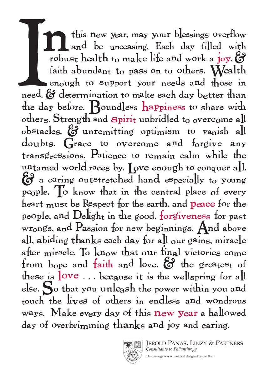 Have a happy, healthy new year! Enjoy