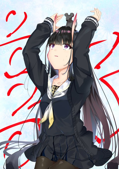 #アズールレーン
描き初め能代! 