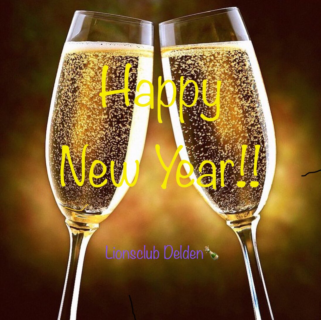 Lionsclub Delden wenst iedereen een heel gelukkig 2020🥂🍾🦁