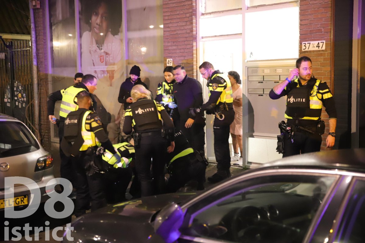 Melding steekpartij Onderweg Rotterdam