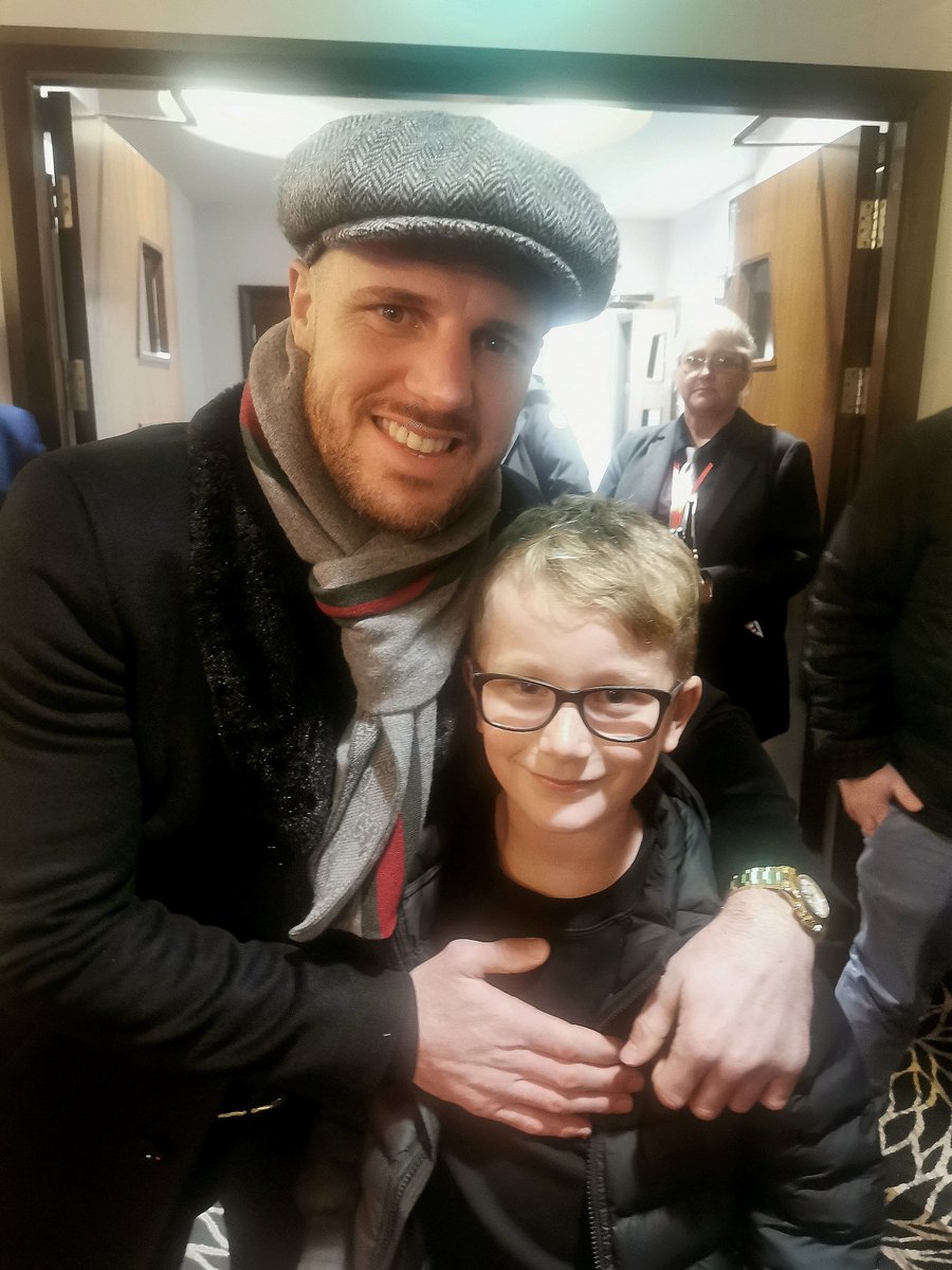 Great to meet <a href="/TommyCoyle89/">Tommy Coyle</a> again at the <a href="/ftfc/">Fleetwood Town Football Club</a> game, top bloke. Hopefully still be coming to the games next season 😉🤞