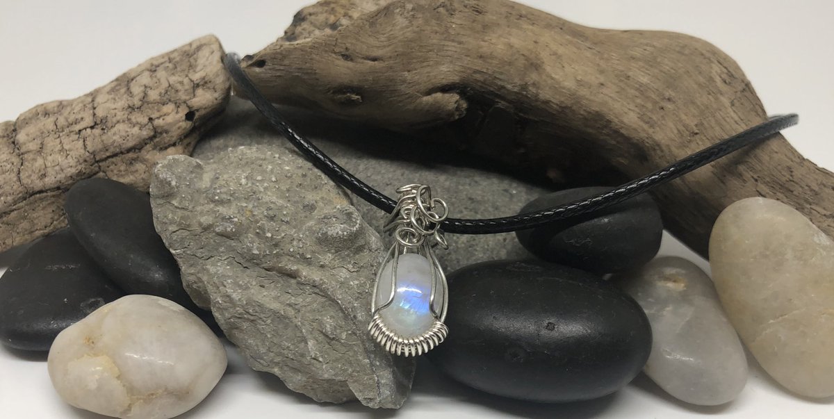 Moonstone Pendant with Cord $15 #moonstonejewelry #moonstonependant #etsy #etsyjustbecausefun #etsyseller #etsyfinds #giftsforher #giftideas #handmadejewerly #jewelry
#justbecausefun #oneofakindjewelry
#uniquefinds #wirejewelry #wirewrapped #wirewrappedjewelry #wirewrappedpendant