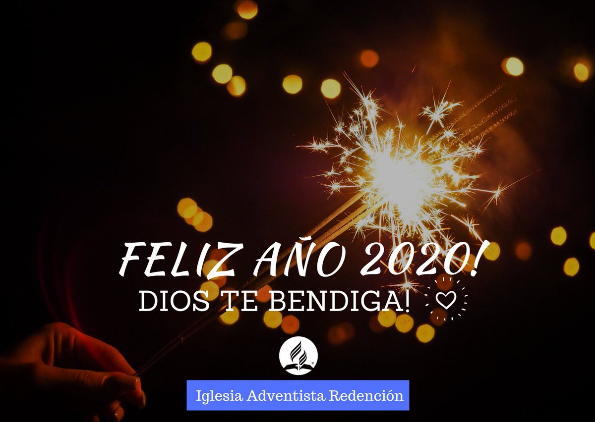 adventistared's tweet photo. Porque yo sé muy bien los planes que tengo para ustedes —afirma el Señor—, planes de bienestar y no de calamidad, a fin de darles un futuro y una esperanza. Jeremías 29:11
La mejor manera de vivir el año que inicia, es teniendo a Cristo en tu vida 🙏❤️
¡Feliz año 2020! 🎉 https://t.co/AtnBpu5jp4