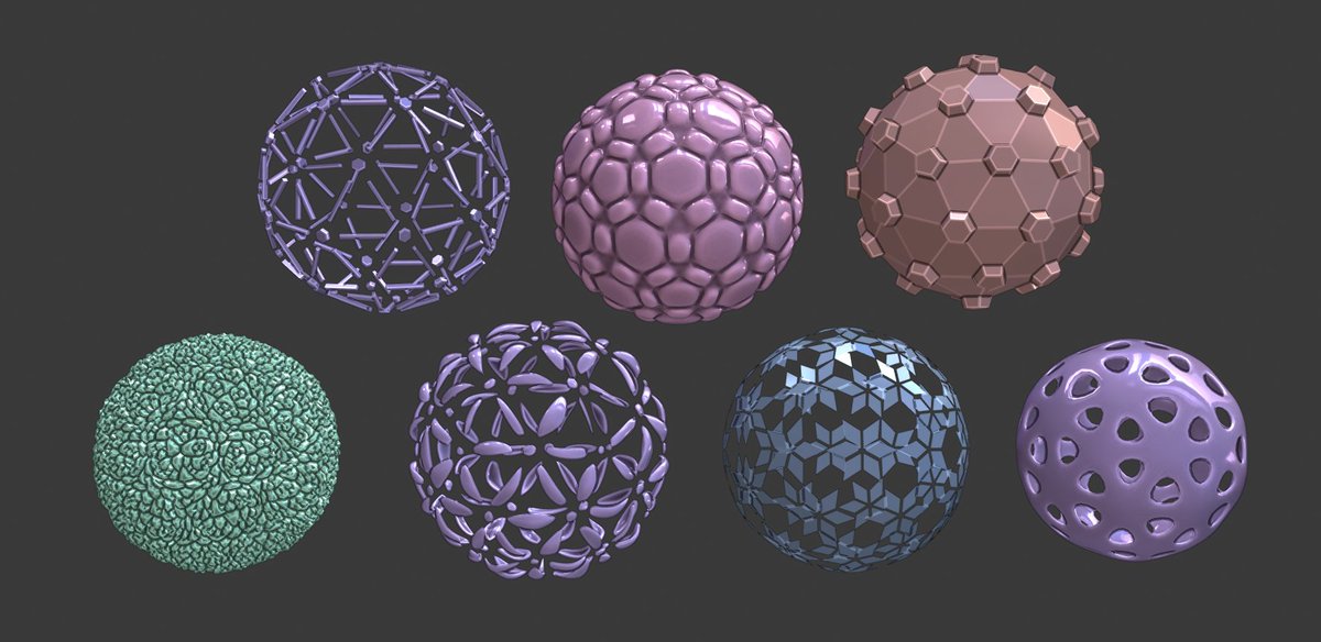 jimmygunawanapp's tweet photo. Something #Aesthetic about #Icosphere #Math #geometry #nodes #sverchok #sorcar #b3d https://t.co/DYSCOaRce8