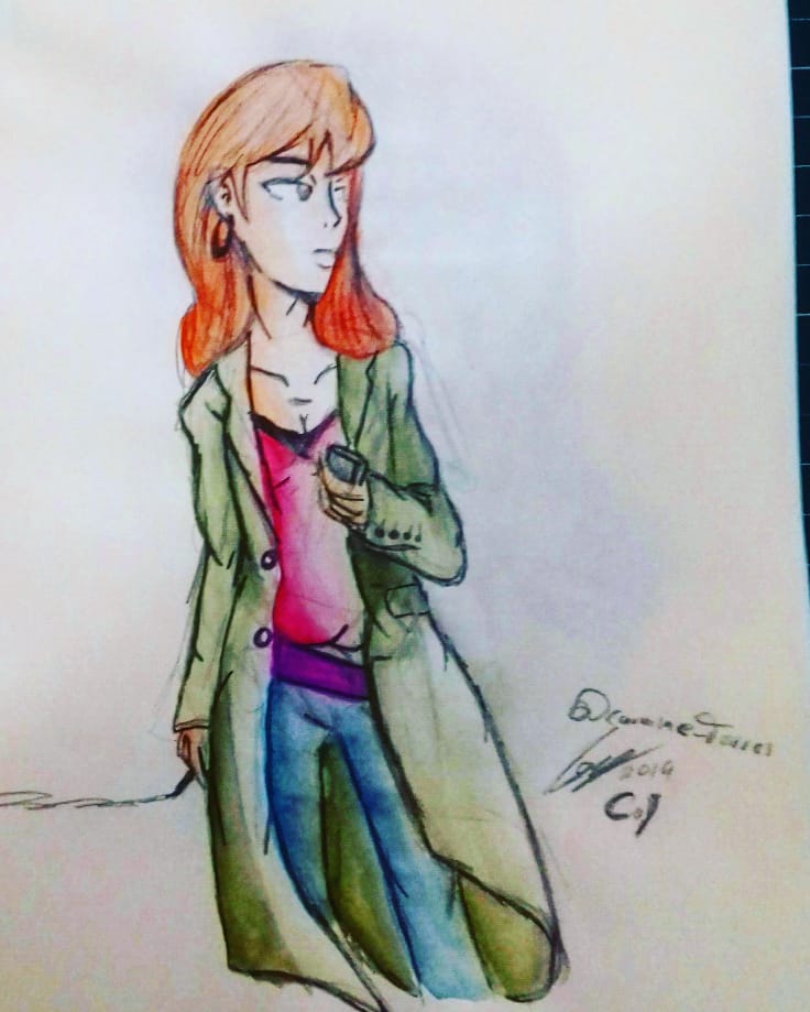 carmine_torres's tweet photo. hace unos dias me encontre una imagen de una modelo o actriz y decidi usarla de referencia para dibujar algo
#Drawing #Draw #Sketch #SketchBook #Traditionalart #artwork #DibujoPyD #myartwork #Myart #ArtistOnTwitter #characterdesign #animestyle #colors #watercolor #reference https://t.co/Lke0bofkO6