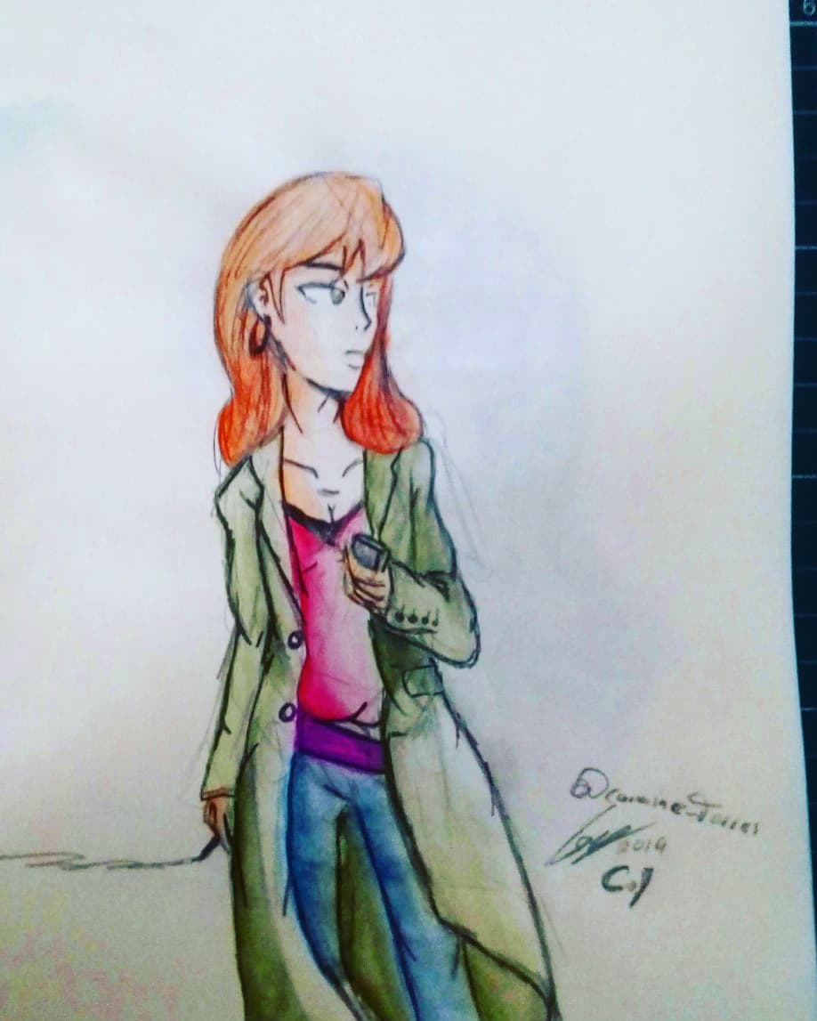 carmine_torres's tweet photo. hace unos dias me encontre una imagen de una modelo o actriz y decidi usarla de referencia para dibujar algo
#Drawing #Draw #Sketch #SketchBook #Traditionalart #artwork #DibujoPyD #myartwork #Myart #ArtistOnTwitter #characterdesign #animestyle #colors #watercolor #reference https://t.co/Lke0bofkO6