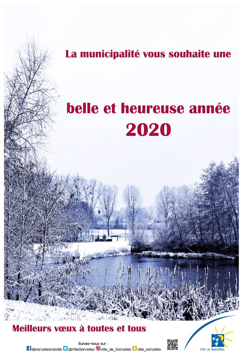 VilleSarcelles's tweet photo. La municipalité de Sarcelles vous souhaite une belle et heureuse année 2020
#Sarcelles #BonneAnnee2020 #BonneAnnee #voeux2020 https://t.co/b41RzALc3G