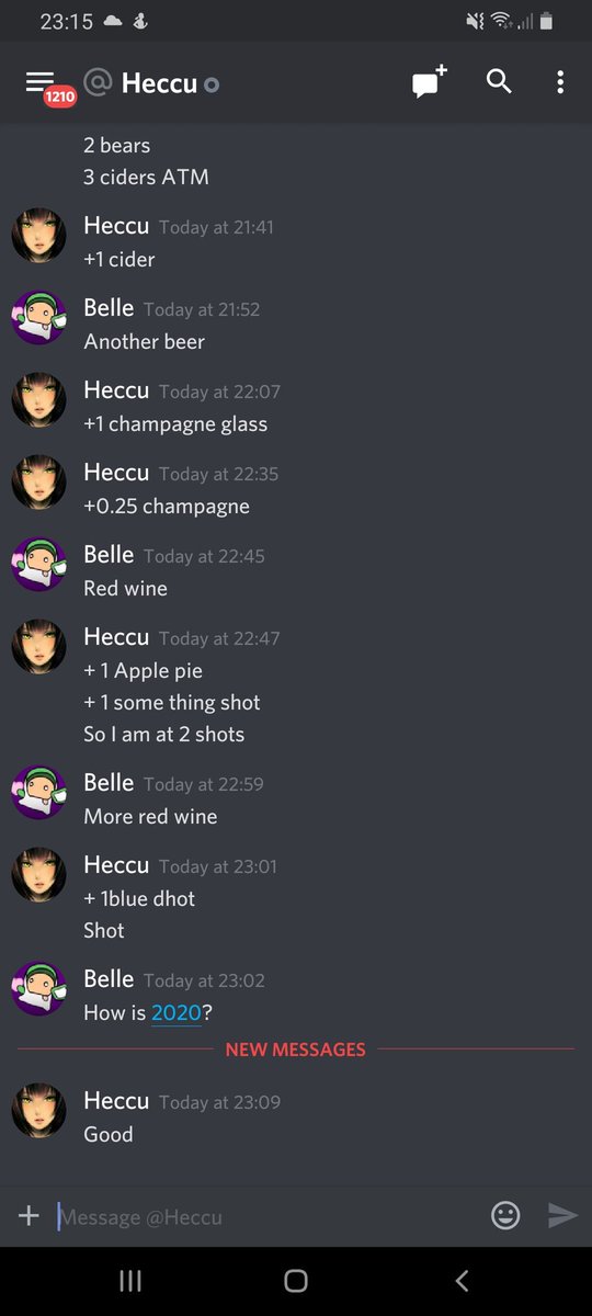 2020 is save confirmed. 

<a href="/Hency_Heccu/">Heccu</a> and I are doing this thing to keep track of our drinks by texting it to each other. 
2020 is 'good' so far. Also can't  wait for some dhots.

Happy new year everyone