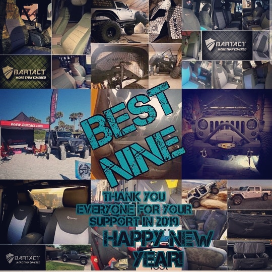 Bartact1's tweet photo. Happy New Year❗
#wearebartact #topnine #bestnine #bestnine2019 #newyearseve #happynewyear #morethancovered #bartact #madeinamerica #buyamerican #jeep #jeepwrangler #wrangler #gladiator #toyota #tacoma #seatcovers #notneoprene #bartactkrew #bartactseatcovers https://t.co/hoWI05P6XT