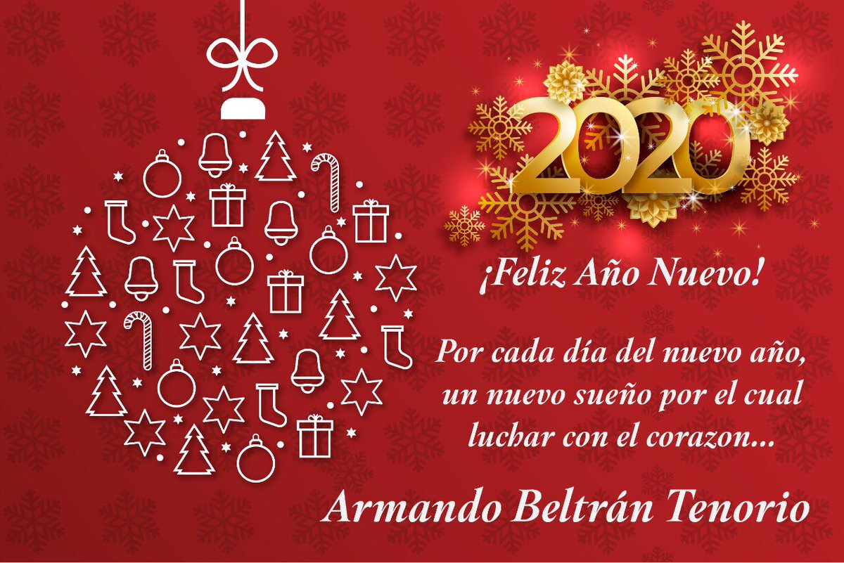 abt_Cardenas's tweet photo. Feliz y Próspero Año Nuevo 2020, este año que mañana inicia seguro será por mucho mejor que el que hoy termina en todos los aspectos, sobre todo que haya salud, amor, comprensión y felicidad en cada uno de sus hogares... https://t.co/VfbJBSWxdo