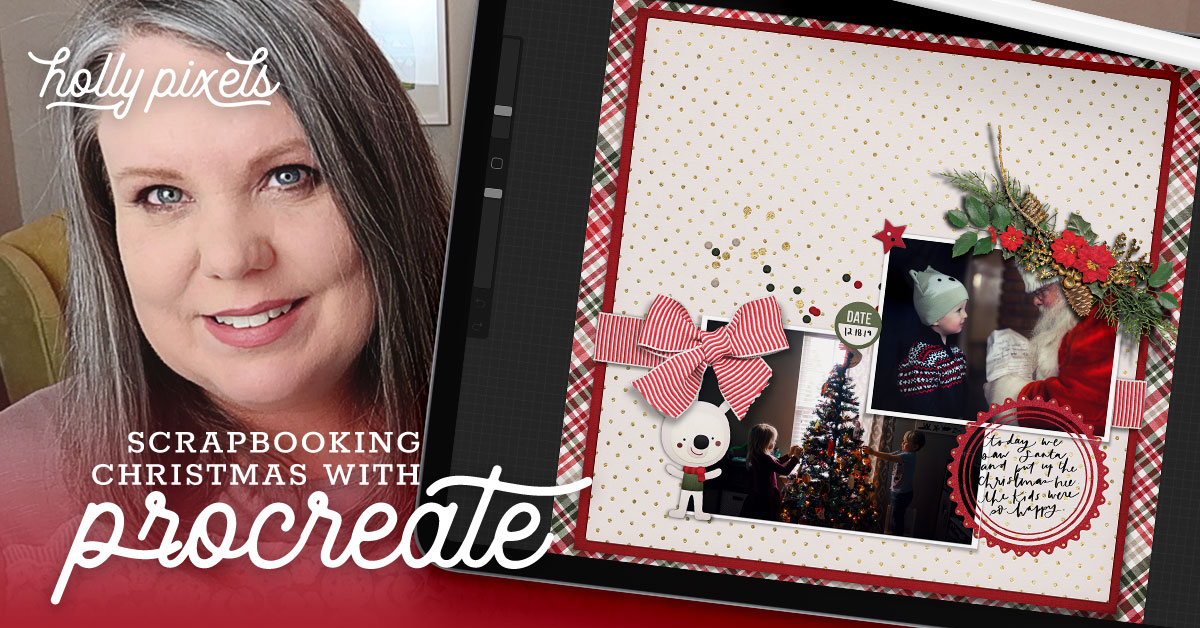 Did you know you could document your memories creativity on your iPad? Watch me scrapbook this layout using Procreate! hollypixels.com/how-to-use-you…